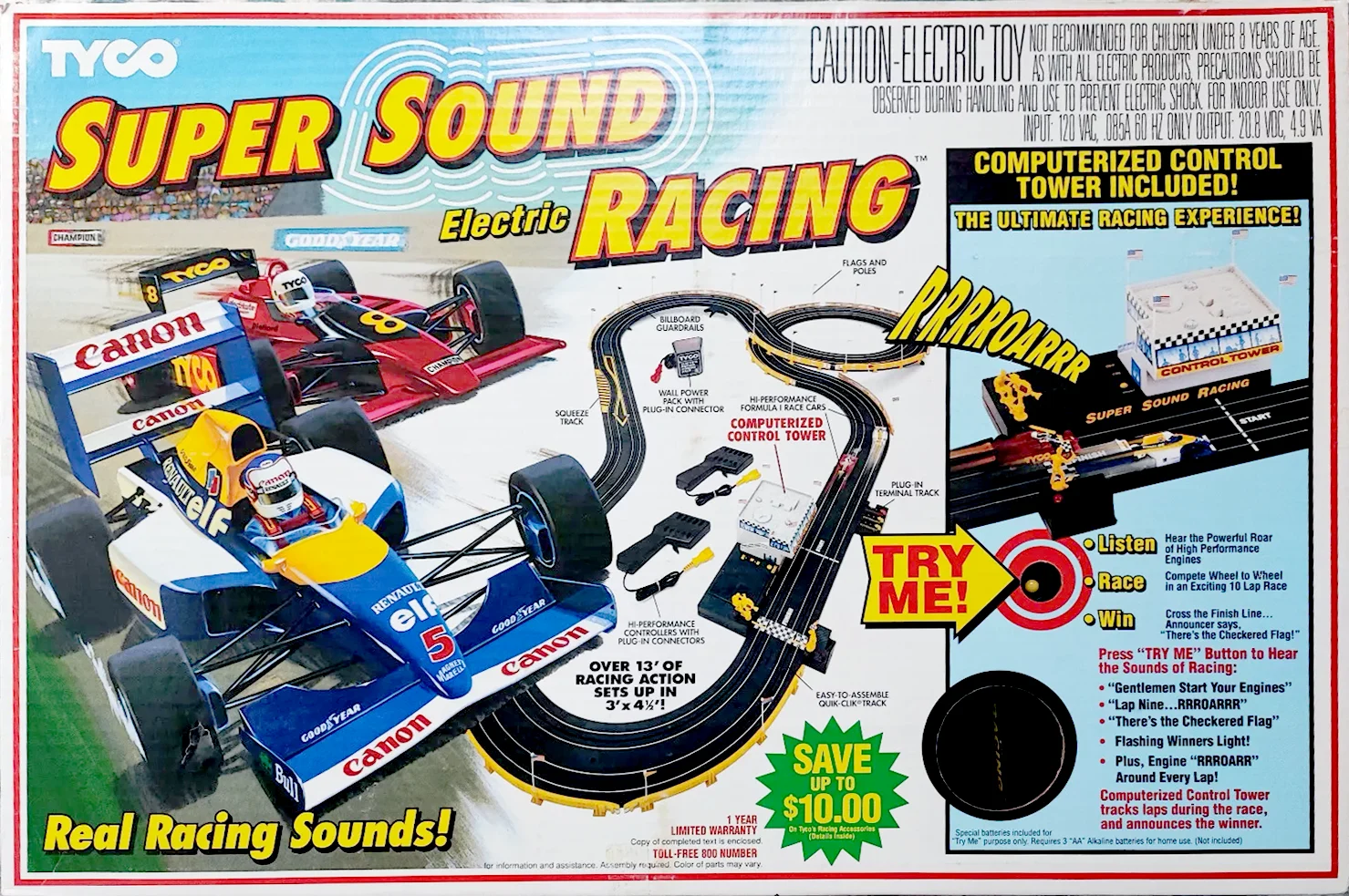 1992 Tyco Super Sound Racing - Tyco Collectors - Review, Valuation