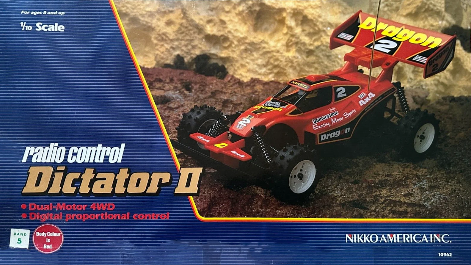 Voiture Radiocommandée Nikko Dictator Special Speed Buggy - Années 90 - En Boîte